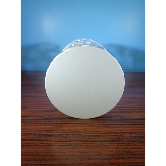 White Metal Numbers Mini Trash Can/ Candle Holder - Picture 7 of 13